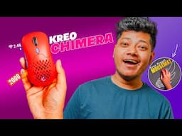 Best Wireless Gaming Mouse Under 2000 | Kreo Chimera ft. Kreo Propel Mousepad!