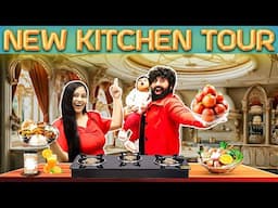 OUR NEW OPEN KITCHEN TOUR 🥰 NEW HOUSE KA NEW KITCHEN #benatural