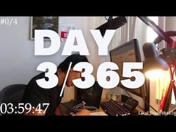 Work With Me Live Pomodoro 60/10 | Day 3/365 🦍🌱