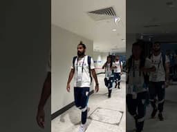 🇮🇳 India have arrived at the Kai Tak Stadium! ✅