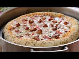 Perfect Homemade Chicken Pizza Without Oven 😍 Recipe by (YES I CAN COOK)
