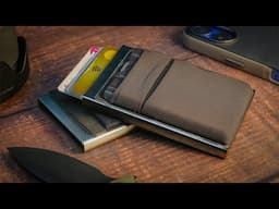 I found the most Minimalist EDC Men Wallet that Does EVERYTHING!
