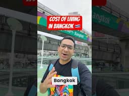 Cost of living in Bangkok, Thailand #shorts