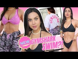GYMSHARK DOES SWIMWEAR?! GYMSHARK SWIM, ELEVATE, EVERYDAY SEAMLESS, AND MORE TRY ON HAUL REVIEW!