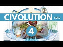 Civolution | Era 4 & Final Scoring | Solo Board Game Tutorial and Playthrough