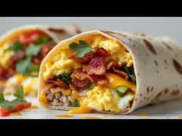 Bacon and Eggs breakfast burritos 🇺🇸Memorial day 2025