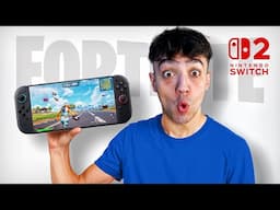 Jugué FORTNITE en NINTENDO SWITCH 2 y es increíble 😍