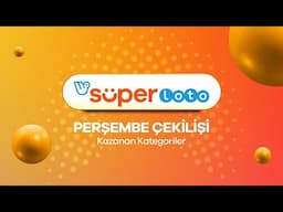 Süper Loto 12 Haziran 2025 Çekilişi No. 70 - Kazanan Kategoriler
