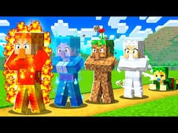 BIRTH to IMMORTAL as Elemental Villager in Minecraft😱