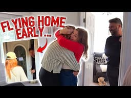 SURPRISING MY FAMILY BY FLYING HOME FROM AUSTRALIA EARLY...