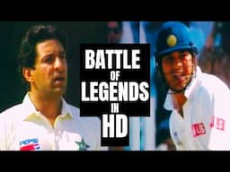 Wasim Akram's Team Take on Sachin Tendulkar's Men in an Intense Clash | Pakistan vs India