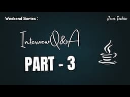 Interview Q&A Weekend Series #3 🚀 |  Tricky Use Case Exception Handling in Inheritance @Javatechie