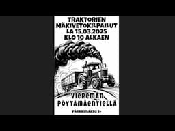 Kooste - Traktorien mäkivetokisat 15.3.2025 Vieremän Pöytämäki