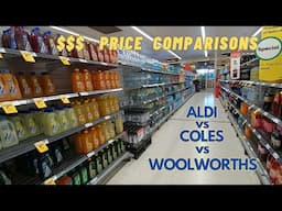 ALDI vs COLES vs WOOLWORTHS - Price Comparisons - Plus ALDI Easter Items