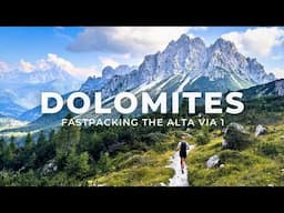 Fastpacking the Alta Via 1 in the Dolomites
