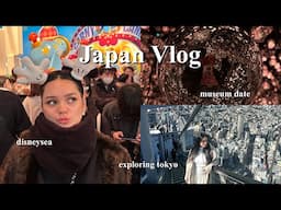 JAPAN VLOG | valentines in tokyo, disneysea + museum date 💌
