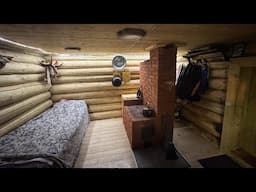3 DAYS OFF GRID Cabin. Building a Massive Outdoor Kitchen