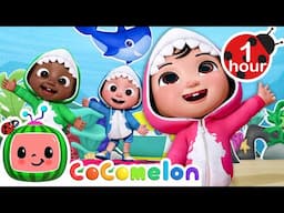 Dance with Sharks! Fun Moves for Kids! | CoComelon Nursery Rhymes & Kids Songs | Dance Party
