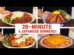 20 Minute Japanese Weeknight Dinner Recipes That Will Change Your LIFE!