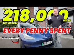 218,000 miles cost breakdown - charging, maintenance, repairs on my Tesla Model 3 Long Range