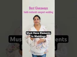 Though not mandatory but leave lasting impact on guest #indianwedding  #besttips #giveaways #favors