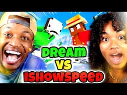 DREAM VS ISHOWSPEED MINECRAFT BATTLE REACTION!
