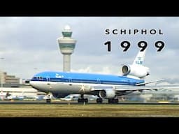 Toen SCHIPHOL nog een spottersplek KAAGBAAN had: 1999 Vliegtuigspotten