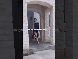 Model RUNS in heels 👠 👟