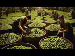 Biggest Olive Oil Harvesting and Processing Technology
