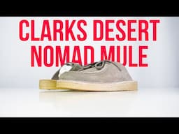 CLARKS DESERT NOMAD MULE | Unboxing, review & on feet