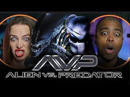 ALIEN VS PREDATOR (2004) THE BATTLE OF THE CENTURY - MOVIE REACTION! - First Time Watching - Review