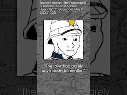 "Dresden had barely any industry to mention" #history #response #dresden