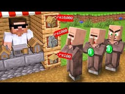 Selling Expensive House to Villagers in Minecraft..