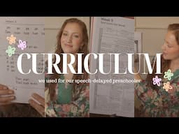 Our Preschool Curriculum Picks for a Speech-Delayed Child | What We Used This Year