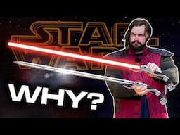 I Made a LIGHTSABER into a Razor Sharp SWORD!?