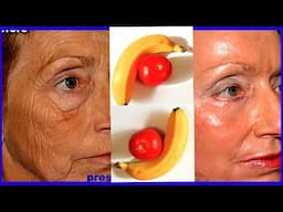 Mix Tomato and banana peels apply for 5 days to look younger Face skin tightening home remedies