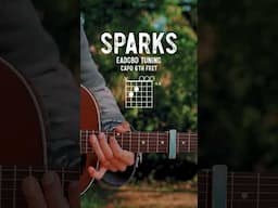 Sparks Coldplay Guitar Tutorial // Sparks Guitar Lesson