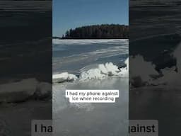 Frozen lake vs. summer #frozenlake #ice #finland