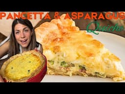 EASY PANCETTA AND ASPARAGUS QUICHE - AN ITALIAN IN MY KITCHEN
