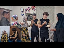 Surprised and shocked by Rashid's proposal to Zahra and Ruhollah's sadness