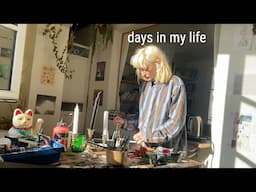 Life as an Artist in Paris VLOG - struggles, dating & making Art !