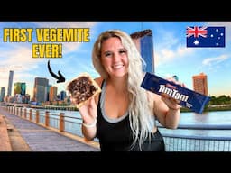 THIS IS AUSTRALIAN FOOD?! (Food Tour in Brisbane)