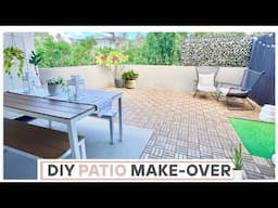 IIKEA BALCONY TRANSFORMATION DIY RUNNEN TILES RENTER FRIENDLY *BEWARE* || THE SUNDAY DIARIES