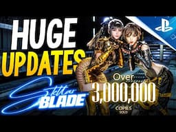 HUGE Stellar Blade UPDATES - 3 MILLION Copies Sold, DLC and Stellar Blade 2 NEW INFO + More News!
