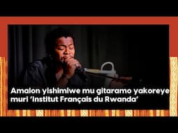 Amalon wari ukumbuwe yanyuranye umucyo imbere y'abitabiriye igitaramo cye