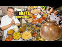 Sabse Badi Thali😋 Punjab ka No. One | Must Try Street Food Punjab
