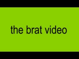 I'm so over brat
