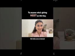 If you’re anxious,watch full video💌#shorts #neet #neet2025 #neetaspirant #neetmotivation #trending
