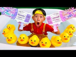 Ten Little Duckies | Nursery Rhymes & Kids Songs