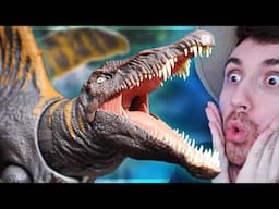 🌊 COOLEST SPINO TOY?! [Mattel Jurassic World Rebirth Tail Thrasher Spinosaurus Review]